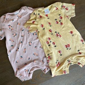 12-18m Hanna Andersson Rompers {set of 2}